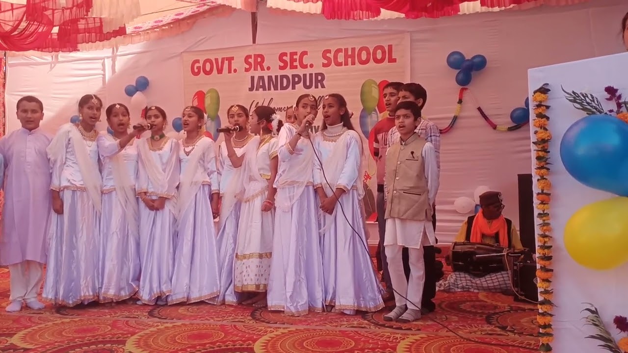 Welcome Song by GSSS  Jandpur 