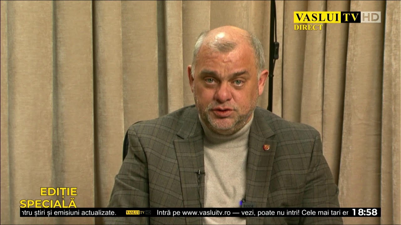🔴LIVE ACUM la Vaslui TV Invitat: Invitatul ediției este Ciprian Trifan, președintele Consiliului Jud