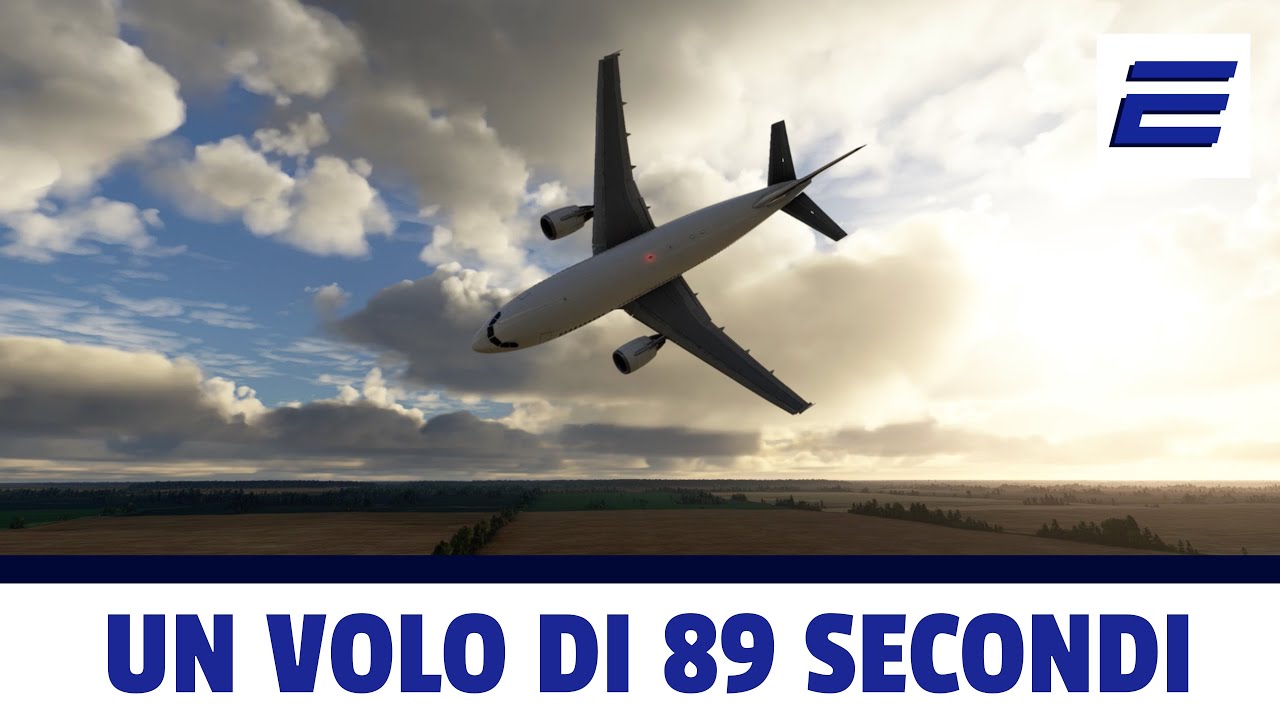 ⚫️ IN VOLO PER 89 SECONDI - ✈️ Volo TAROM 371