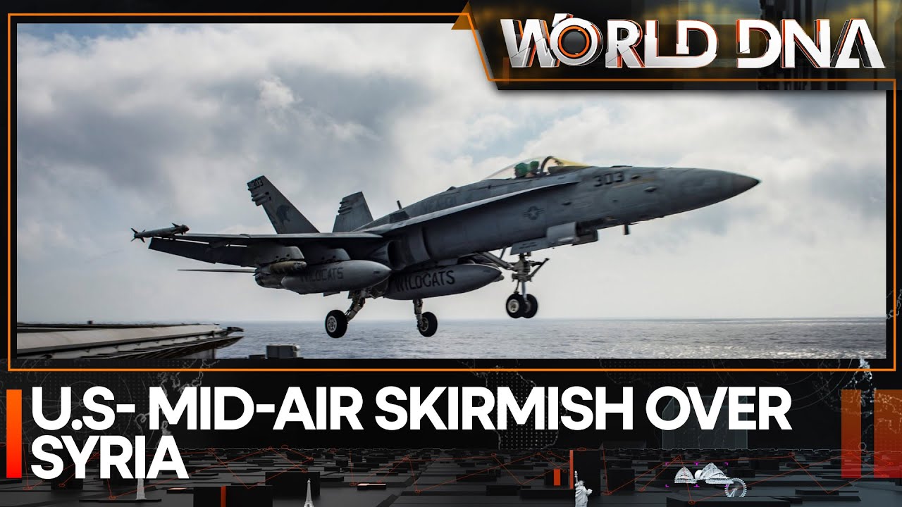 Russian jets release flares in close encounter with US drones over Syria | World DNA | WION
