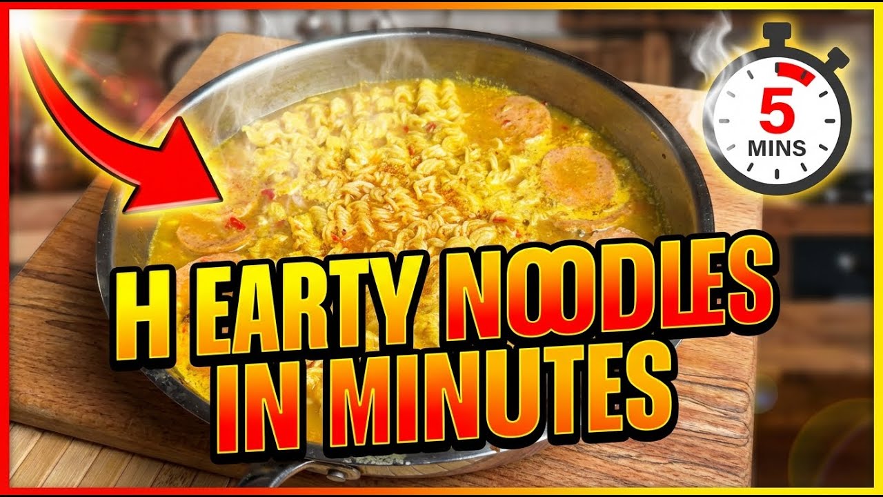 Hearty Noodles in Minutes. Лапша за 10 минут