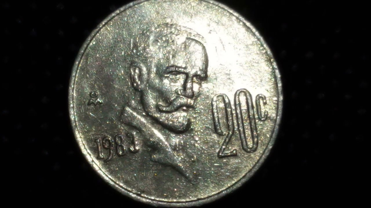 Incre&iacute;ble Moneda De 20 Centavos Madero A&ntilde;o 1983 ((((Cuanto Vale))))