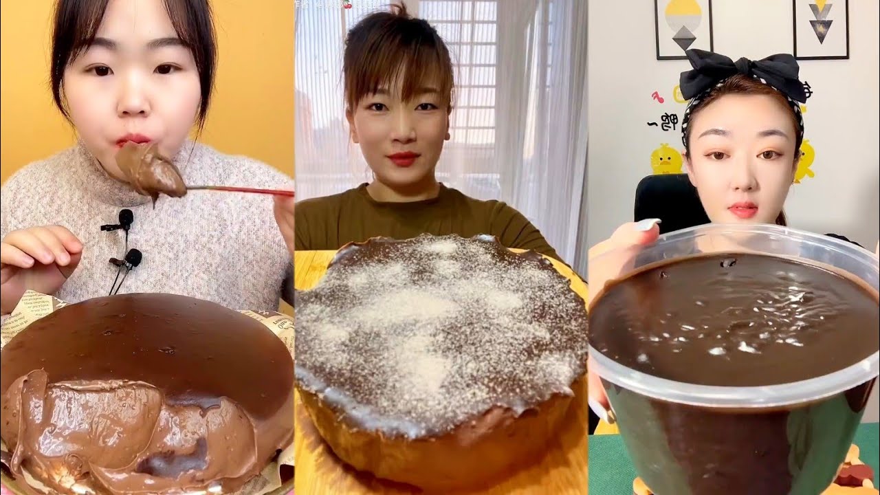 Kwai Thick Choco lava cake Dessert Mukbang || Eating show / Chinese food || TasteDelight #asmr #fifa