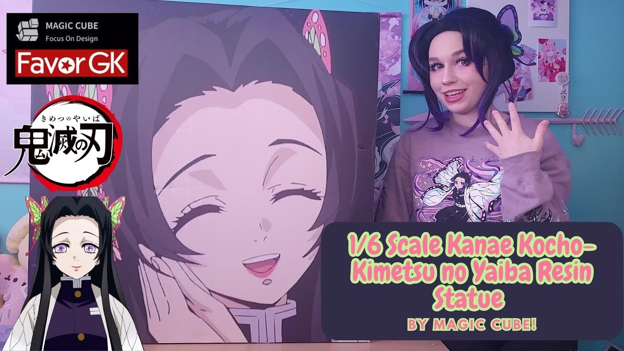GK statue unboxing! 1/6 Scale Kanae Kocho-Kimetsu no Yaiba Resin Statue by Magic Cube!