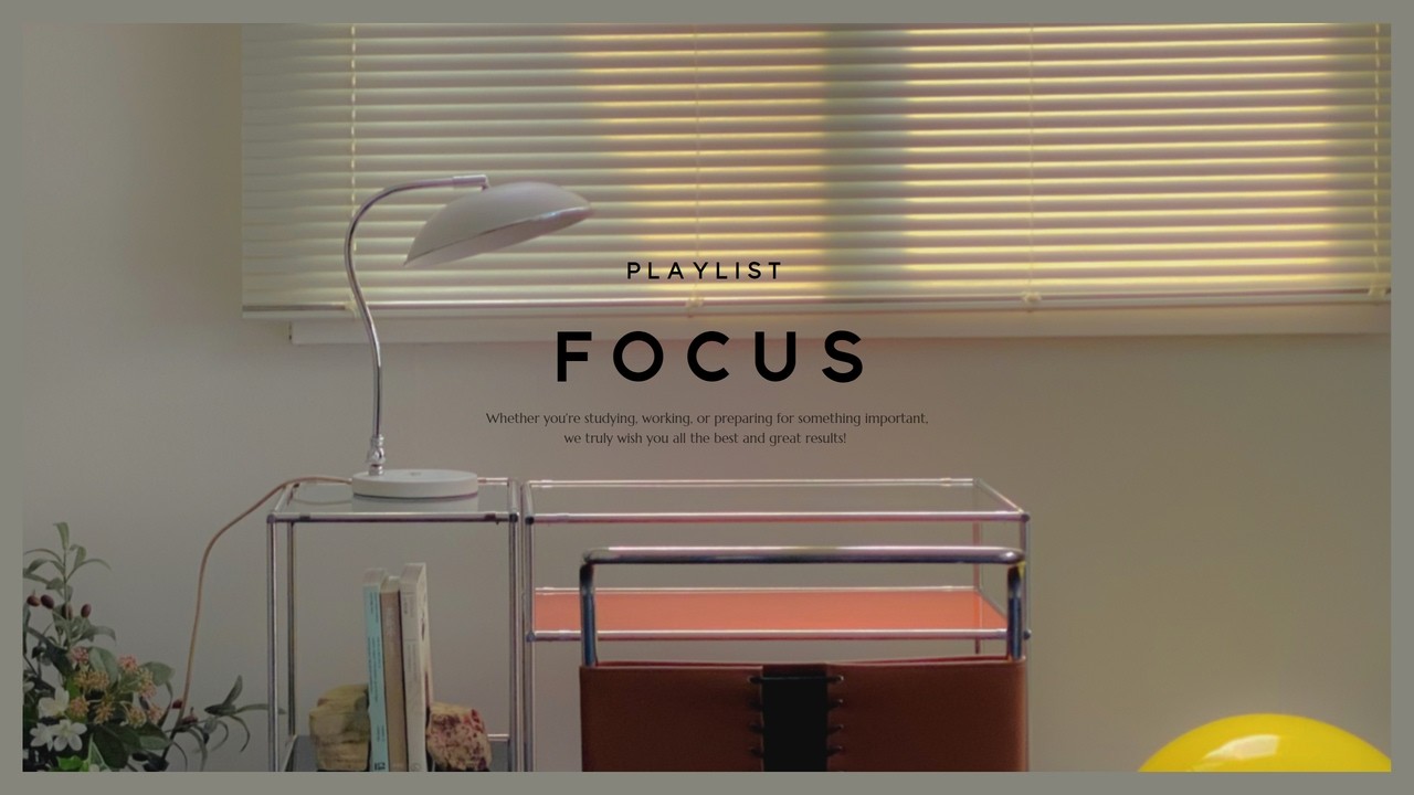 𝐏𝐥𝐚𝐲𝐥𝐢𝐬𝐭 ✍🏻 5시간 집중력 UP! 플레이리스트 | Study & Work Focus Up! BGM