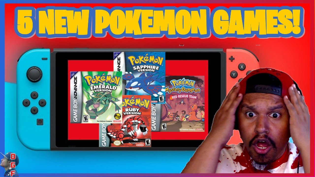 Pokemon Ruby / Sapphire / Emerald / Pinball /Mystery Dungeon LEAKED for Nintendo Switch Online