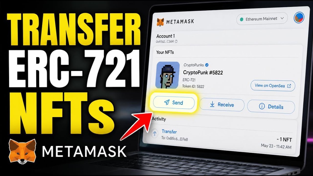 Как перевести NFT стандарта ERC-721 с помощью MetaMask &mdash; руководство для начинающих