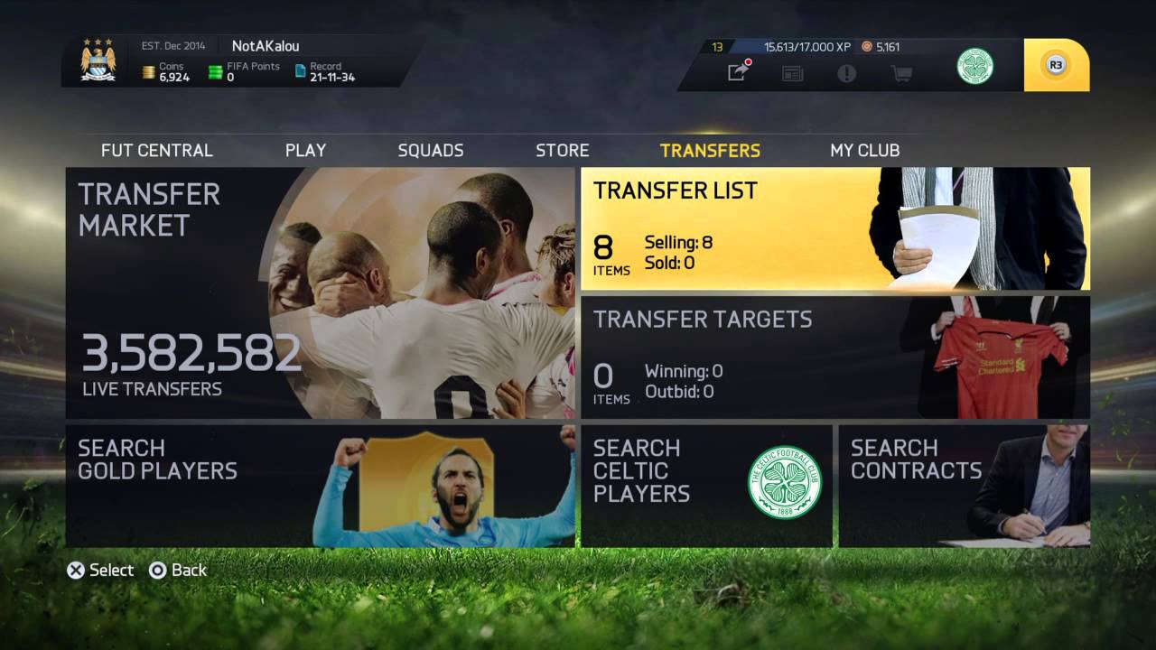 FIFA 15 (In Menus)