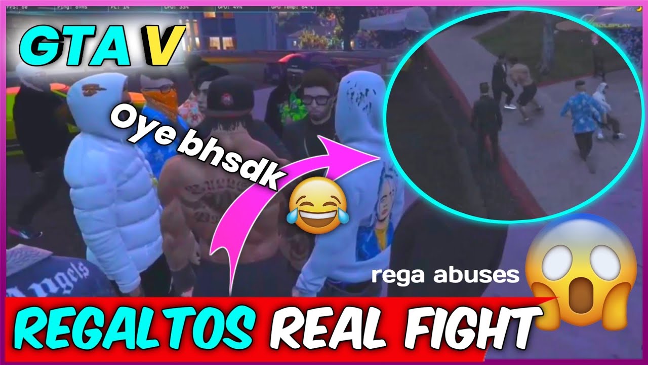 REGALTOS REAL FIGHT IN GTA 5 RP😂😂 | Regaltos gta 5 stream