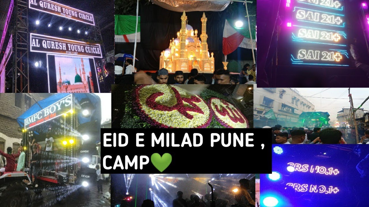 EID E MILAD PUNE💚 || Julus Pune || Bhawani Peth Camp || Zeevlogs ||