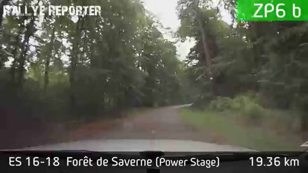 ES 16-18 Forêt de Saverne | Guide spectateur | Rallye de France Alsace 2014