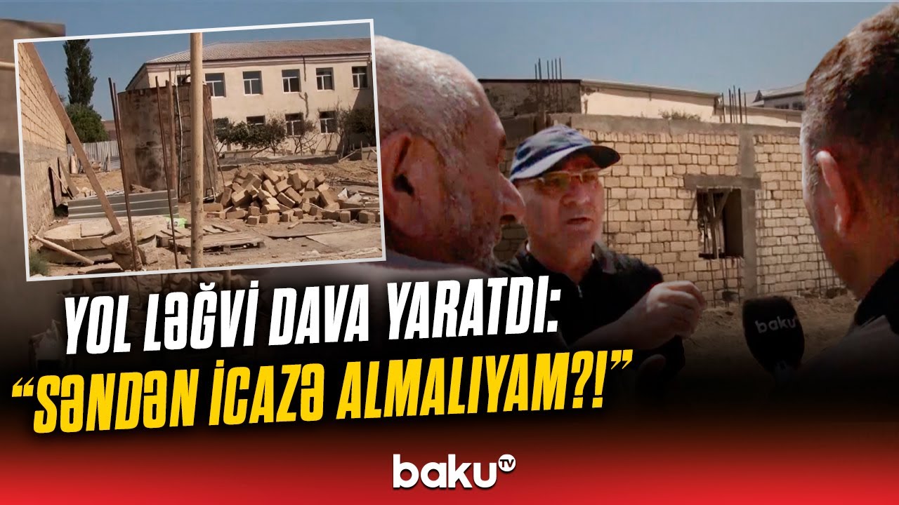 Əhali bağlanan yola görə ayağa qalxdı! | Səbəb görün nə imiş