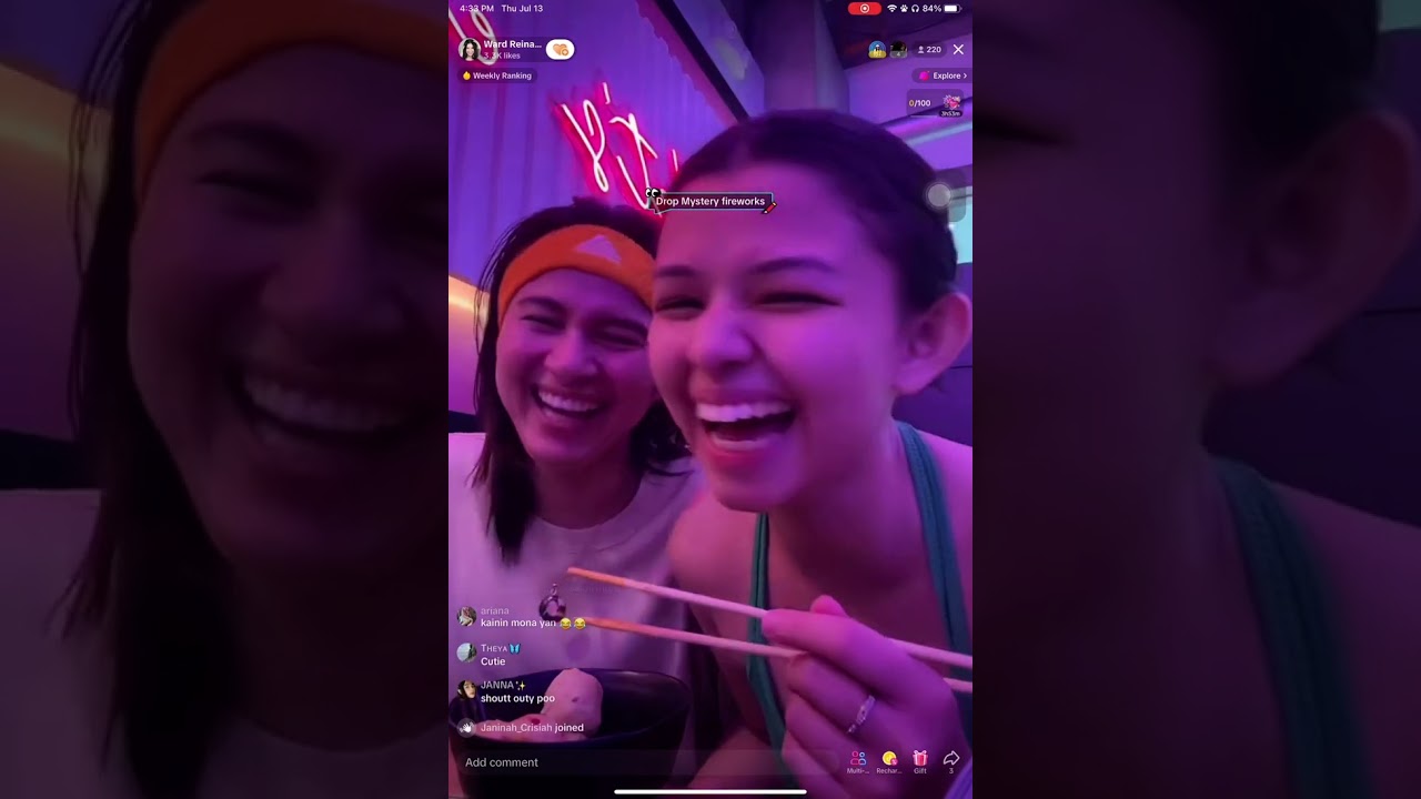 Ward & Klio live on Tiktok 7/13/23