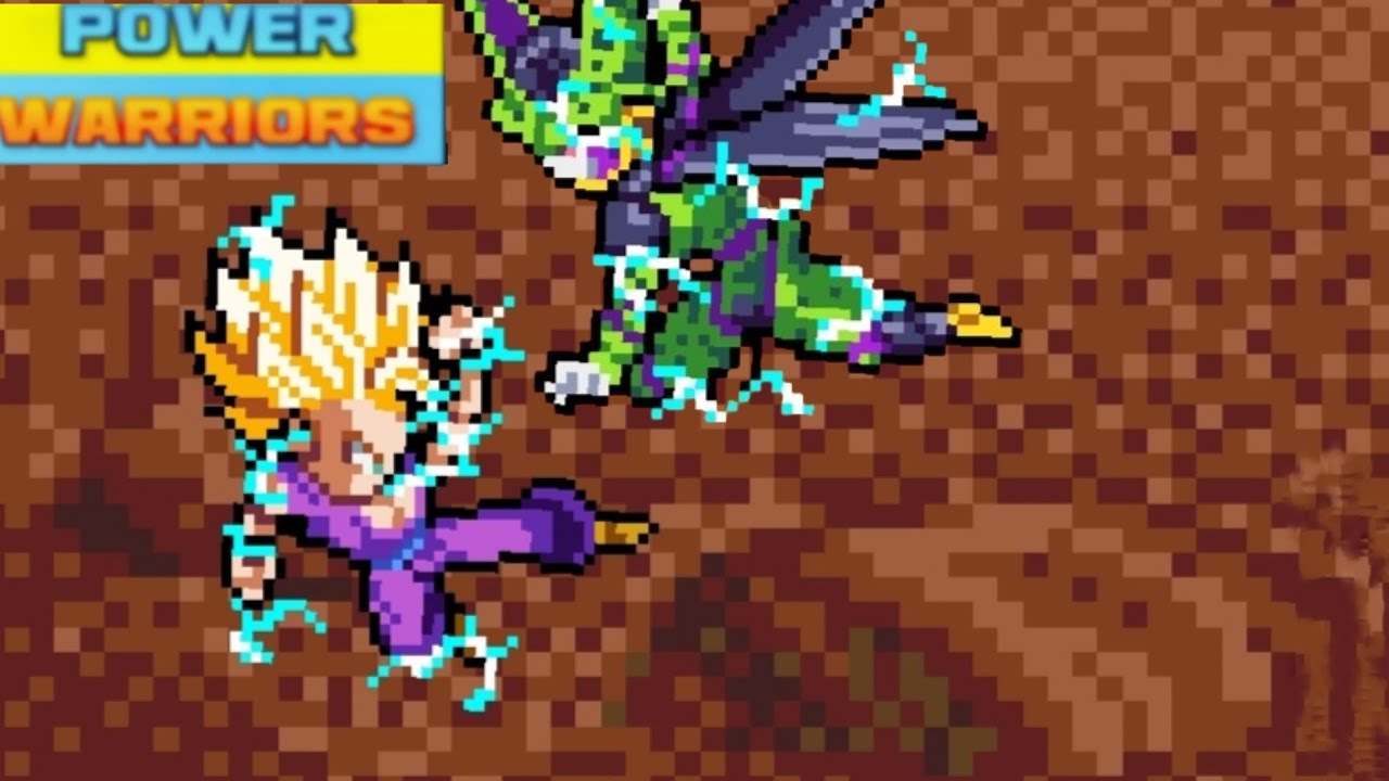 Power Warriors 19.8 Gameplay:Free Battle-Teen Gohan SSJ 2 Vs Super Perfect Cell 