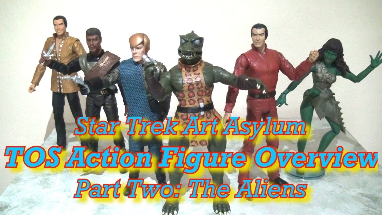 Star Trek Art Asylum TOS Action Figure Overview -   Part Two: Aliens