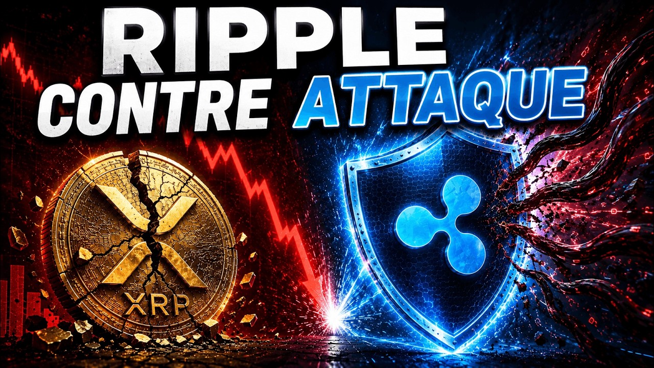 XRP : Les ETF ENCAISSENT un coup,   RIPPLE contre attaque CONTRE les MANIPULATIONS