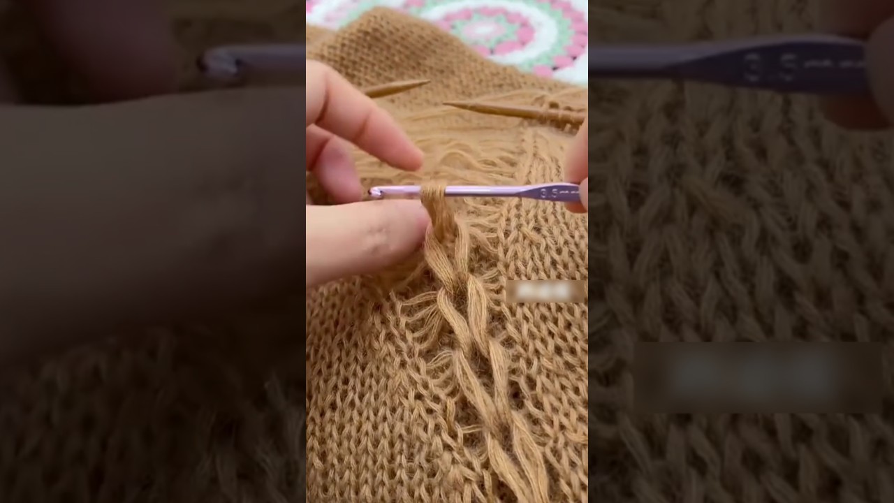 Step-by-Step Crochet Hook Dropped Stitch Repair Tutorial