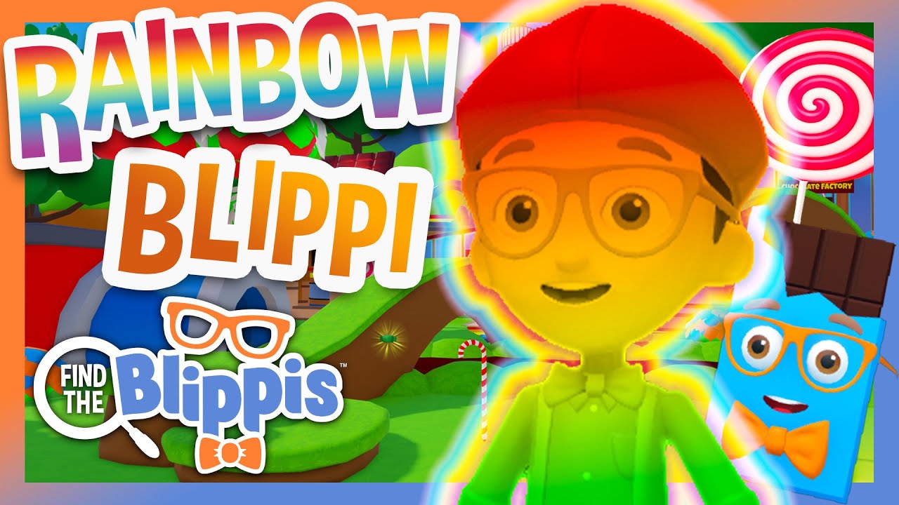 How To Find RAINBOW BLIPPI in 'Find the Blippis' on Roblox! | Blippi Plays Roblox!