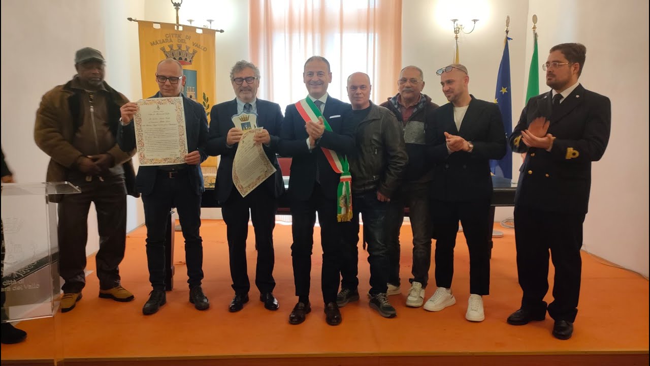 Mazara, encomi solenni a equipaggio e armatore del motopesca 