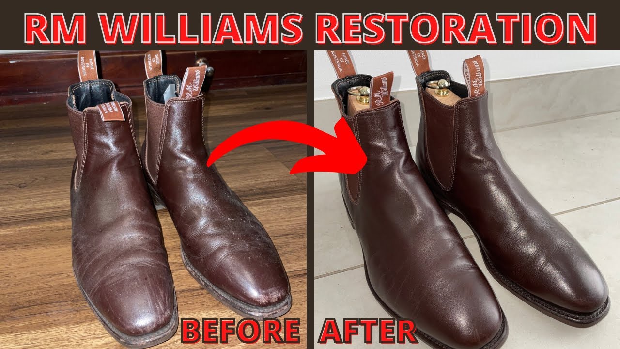 How to Polish and Clean RM Williams Comfort Craftsman Boots || TUTORIAL