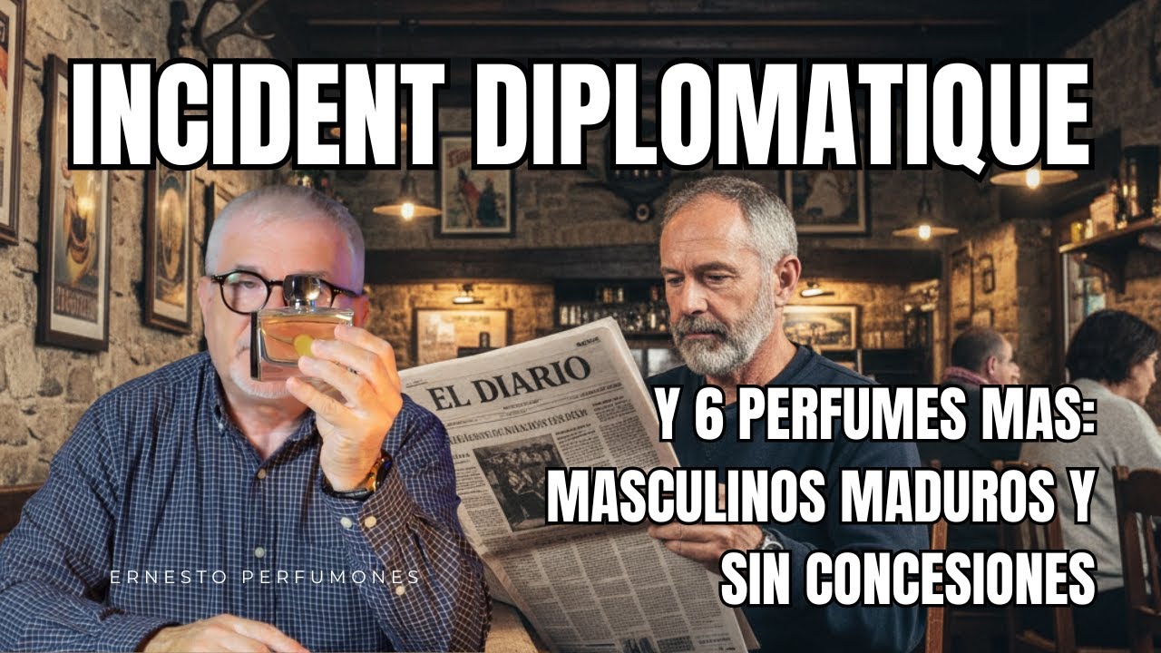 INCIDENT DIPLOMATIQUE Y OTROS 6 PERFUMES MASCULINOS Y MADUROS🫤¡PERFUMES SIN CONCESIONES! #perfume