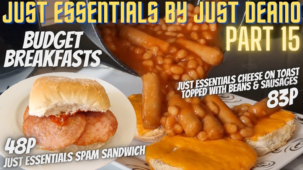 БЮДЖЕТНЫЙ ЗАВТРАК «Только самое необходимое» | Вариант 48 и 83 пенса | СЭНДВИЧ «СПАМ»: сыр на тос...