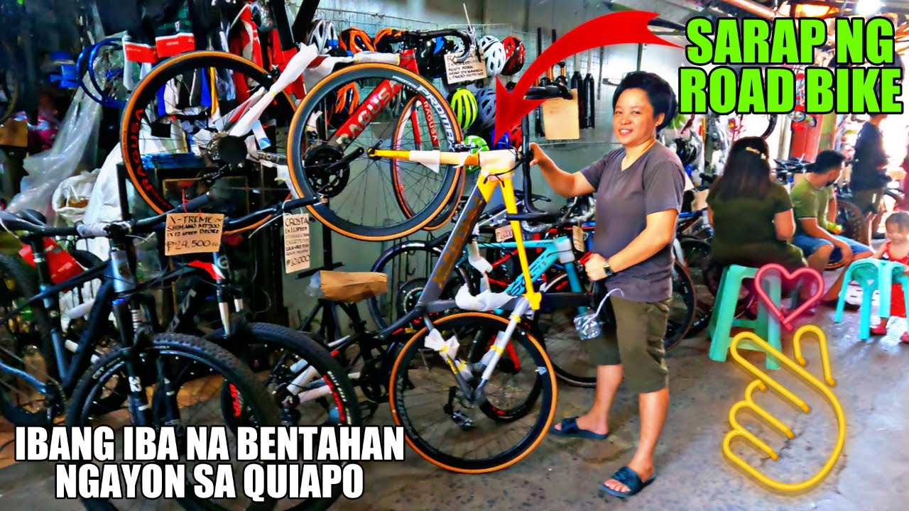 BAKIT IBA NA MAS MURA NA SA QUIAPO SARAP MAG ROAD BIKE!