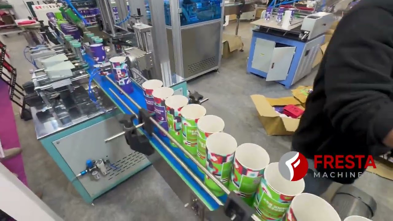 AUTOMATIC ROUND BOX MAKING MACHINE / ROUND CYLINDER BOX MAKING MACHINE / FOOD CANISTER MAKING