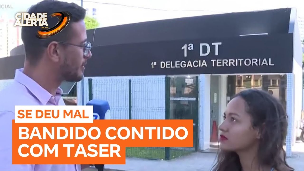 Influenciadora usa taser para se defender de assalto em Salvador (BA)
