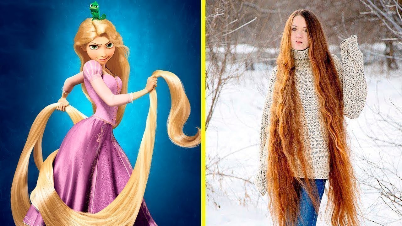 8 Rapunzels en la vida REAL