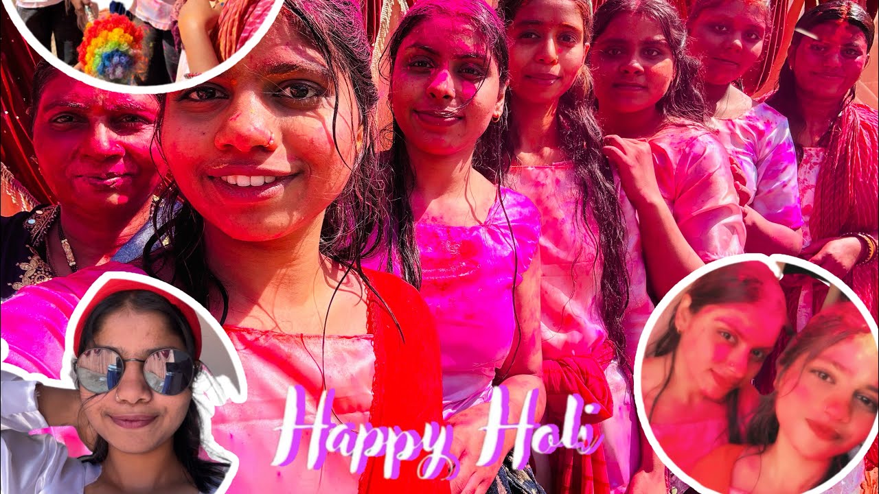Happy holi 🥰#dailyvlog #holispecial #fullfunvideo 