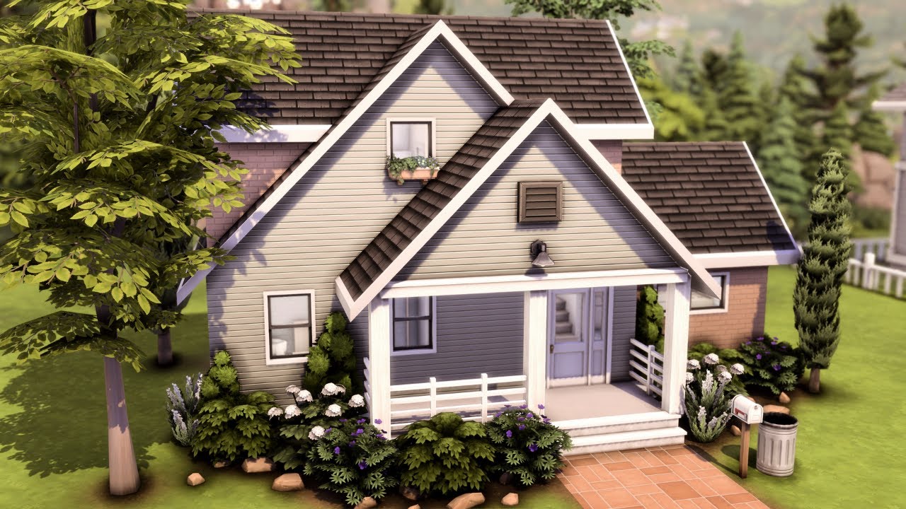 Starter Home 🏡 The Sims 4 Speed Build | No CC