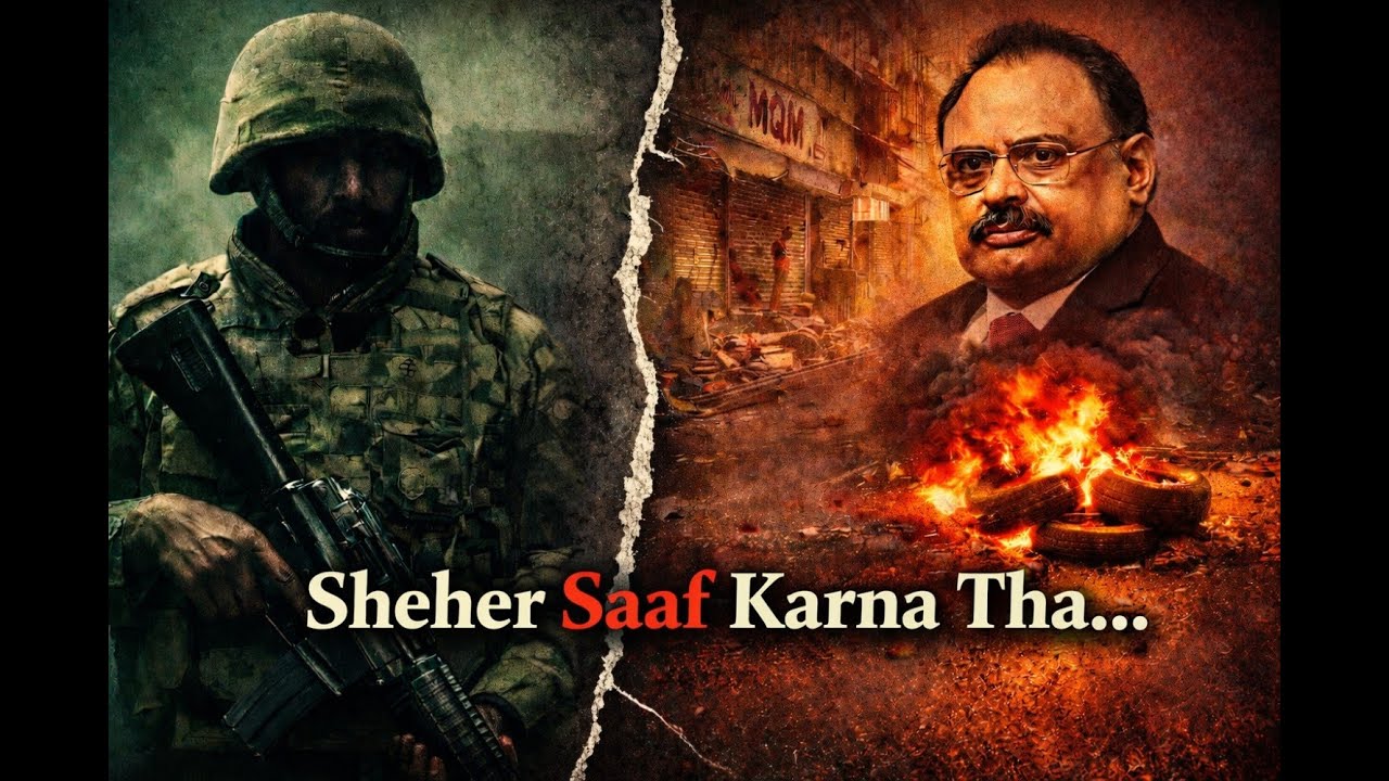 Karachi's DEADLY 1992 Operation Clean-Up State vs MQM