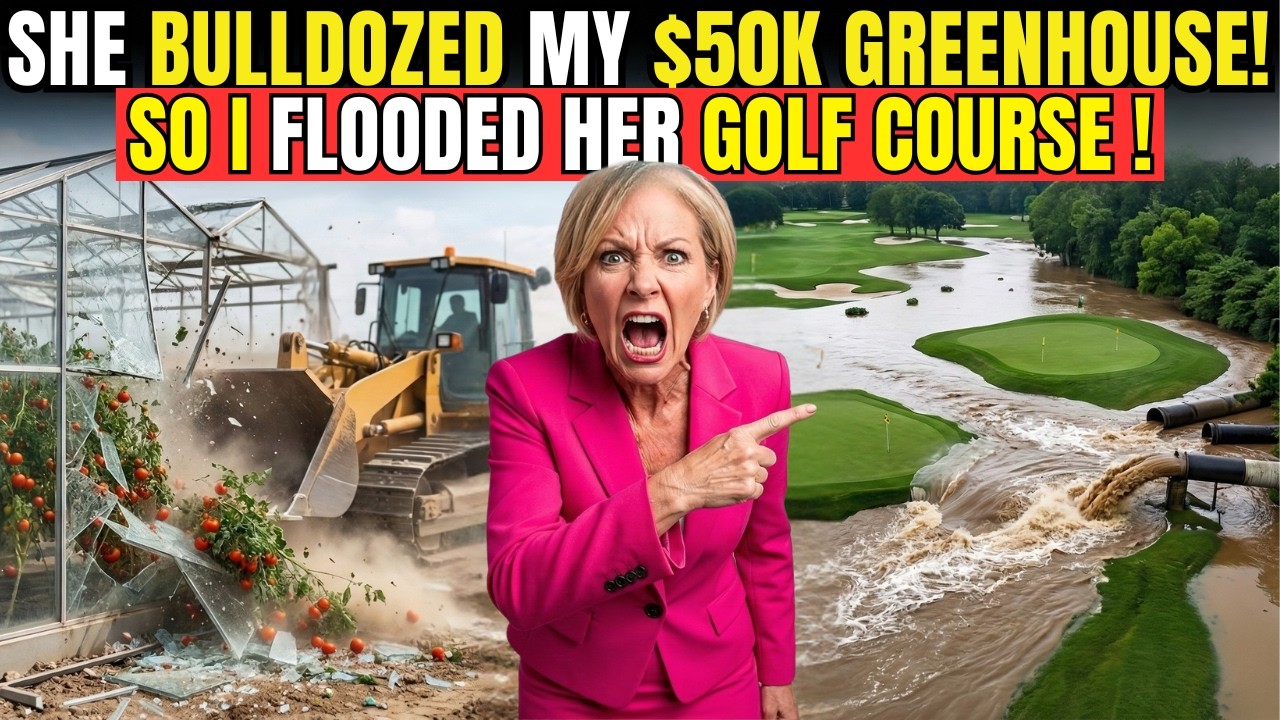 HOA Karen Bulldozed My $50K Greenhouse — So I Flooded Their Golf Course with My Irrigation System!