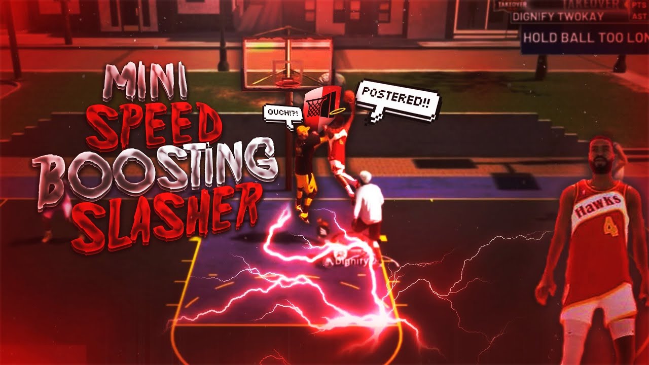 SPEED BOOSTING 5 FOOT PURE SLASHER IS UNSTOPPABLE! CRAZY CONTACT DUNKS AND POSTERIZING FINISHES!