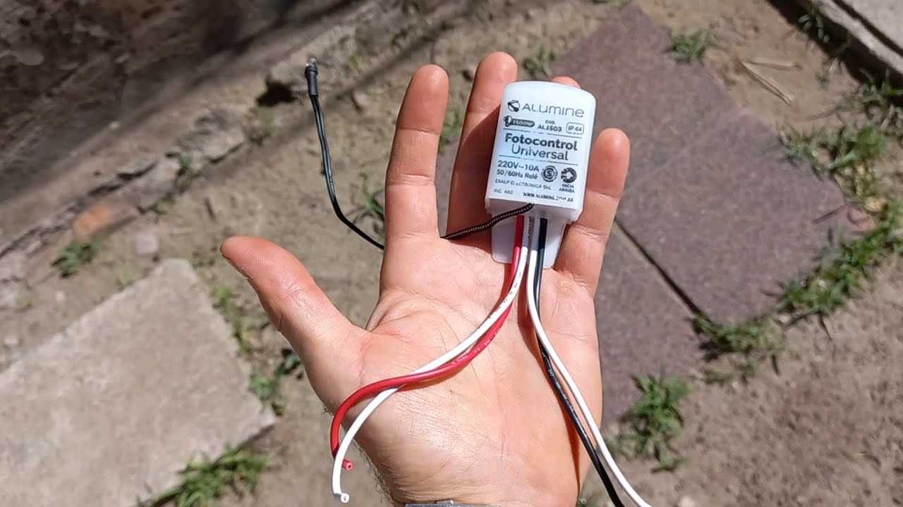 COMO INSTALAR COLOCAR FOTOCONTROL  FOTOCELULA