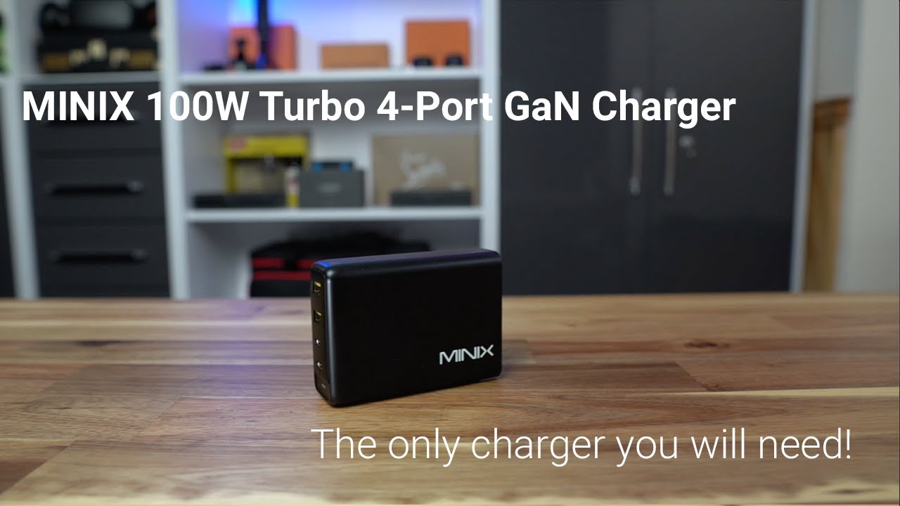 The Only Charger you will need! - MINIX 100W Turbo 4-Port GaN Charger