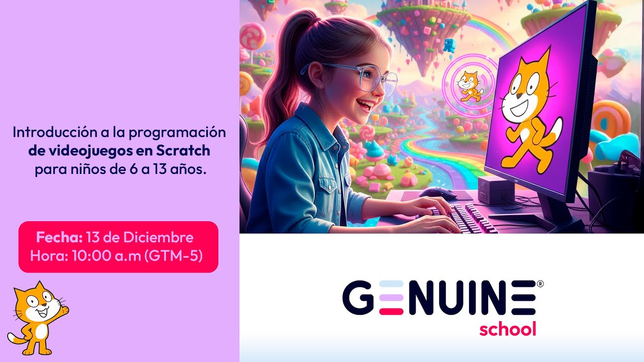 Crea tu primer videojuego con Genuine School