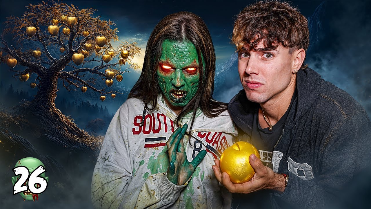 Le damos MANZANAS DORADAS a la ZOMBIE (con Víctor)