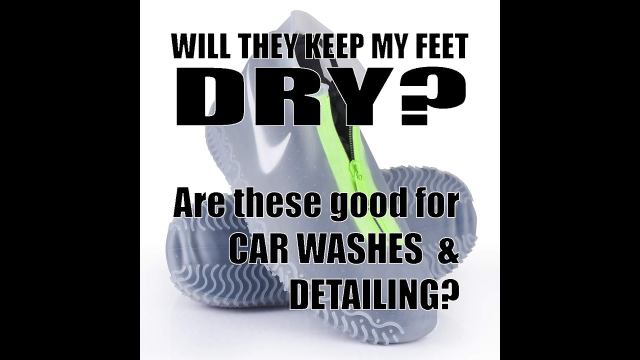 Shiwely Silicone Waterproof Shoe Cover Initial Review: Are they good for car washes?