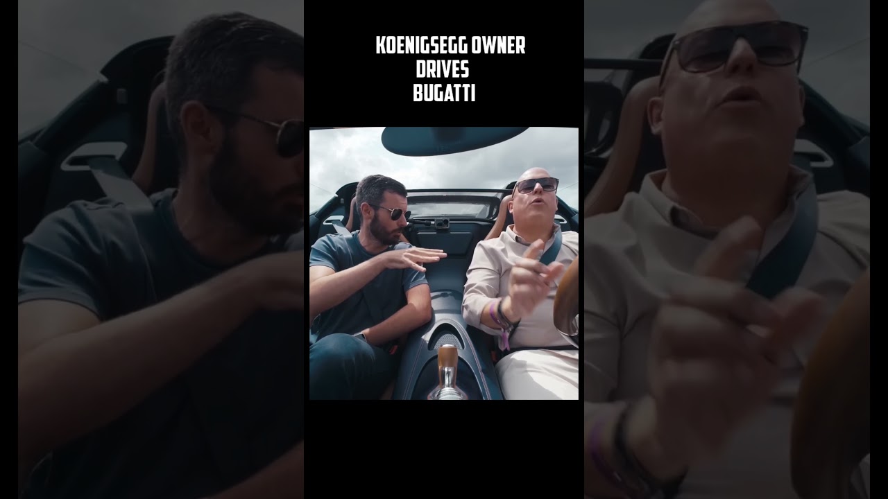 Koenigsegg owner drives Bugatti mistral official video on @TopGear #bugatti #koenigsegg