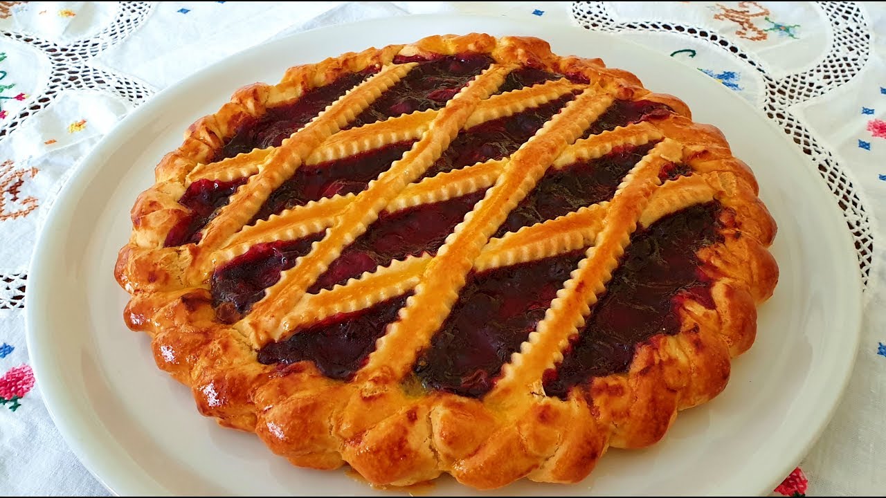 CROSTATA CON CONFETTURA⭐RITA CHEF | Senza stampo.