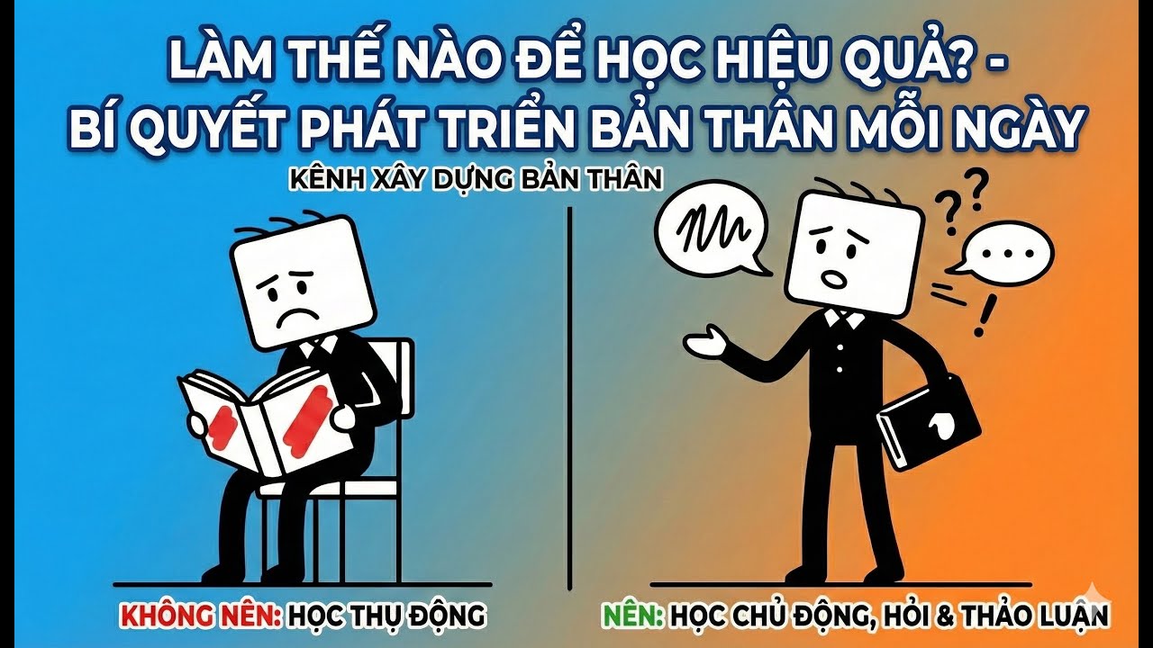 Cách để học tập hiệu quả | Tâm lý học | Xây dựng bản thân