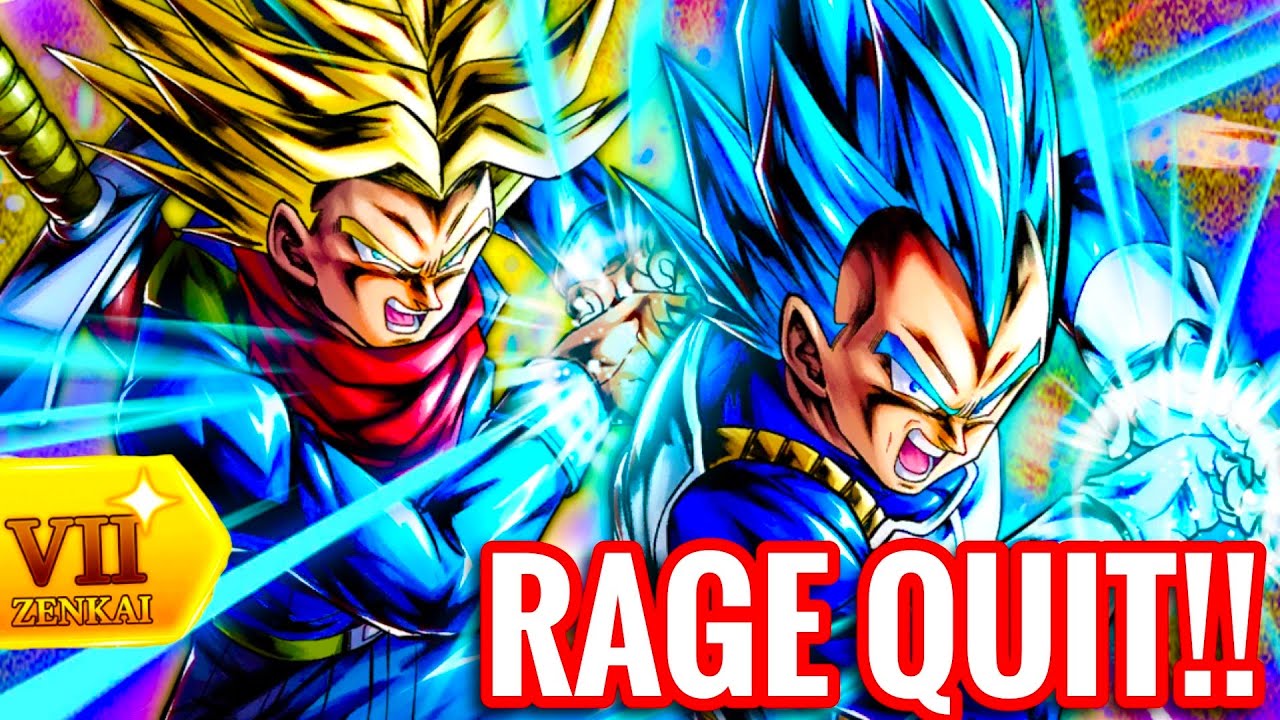 Zenkai LF SSJ Trunks & SSB Vegeta заставляет всех проиграть! DB Legends
