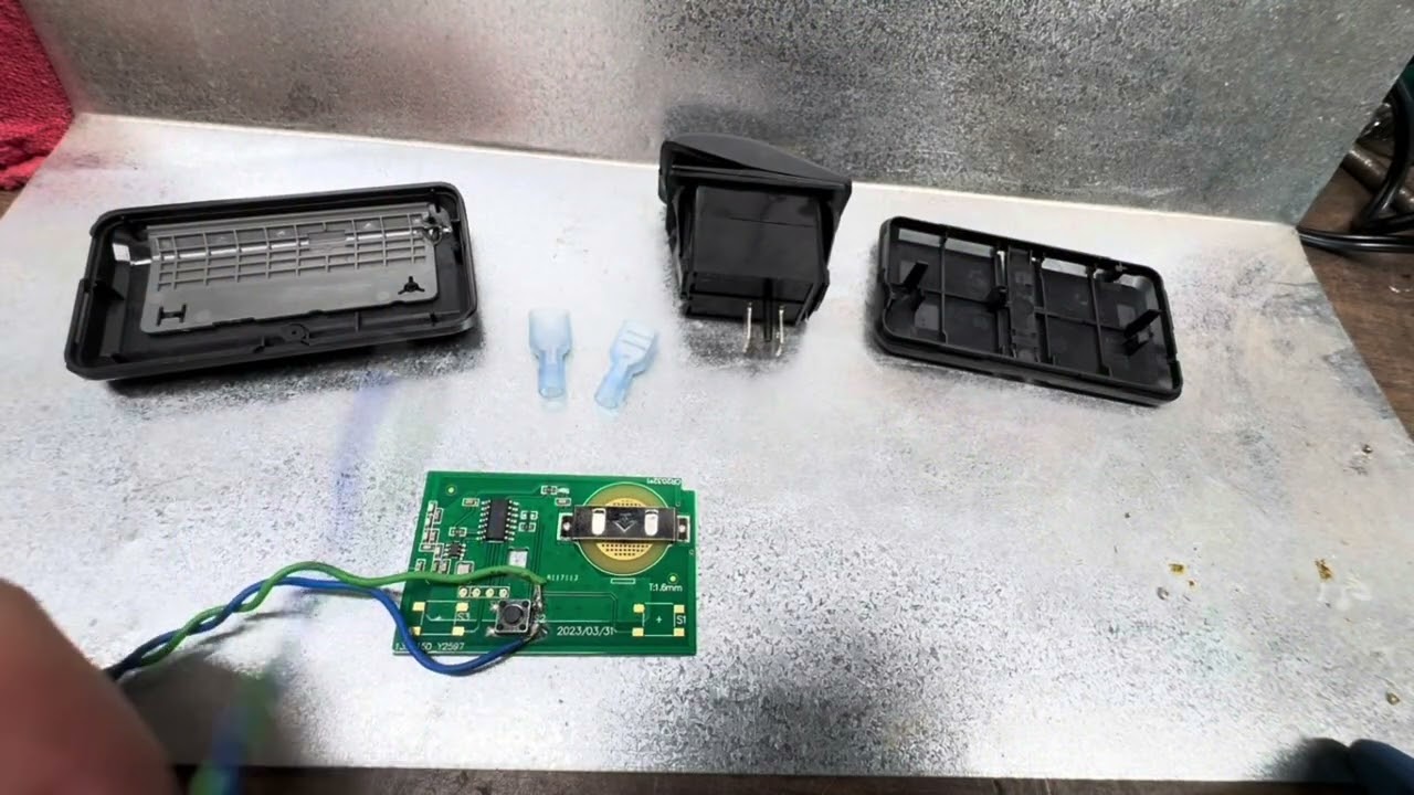 How to wire a garage door opener to a momentary switch or push button.