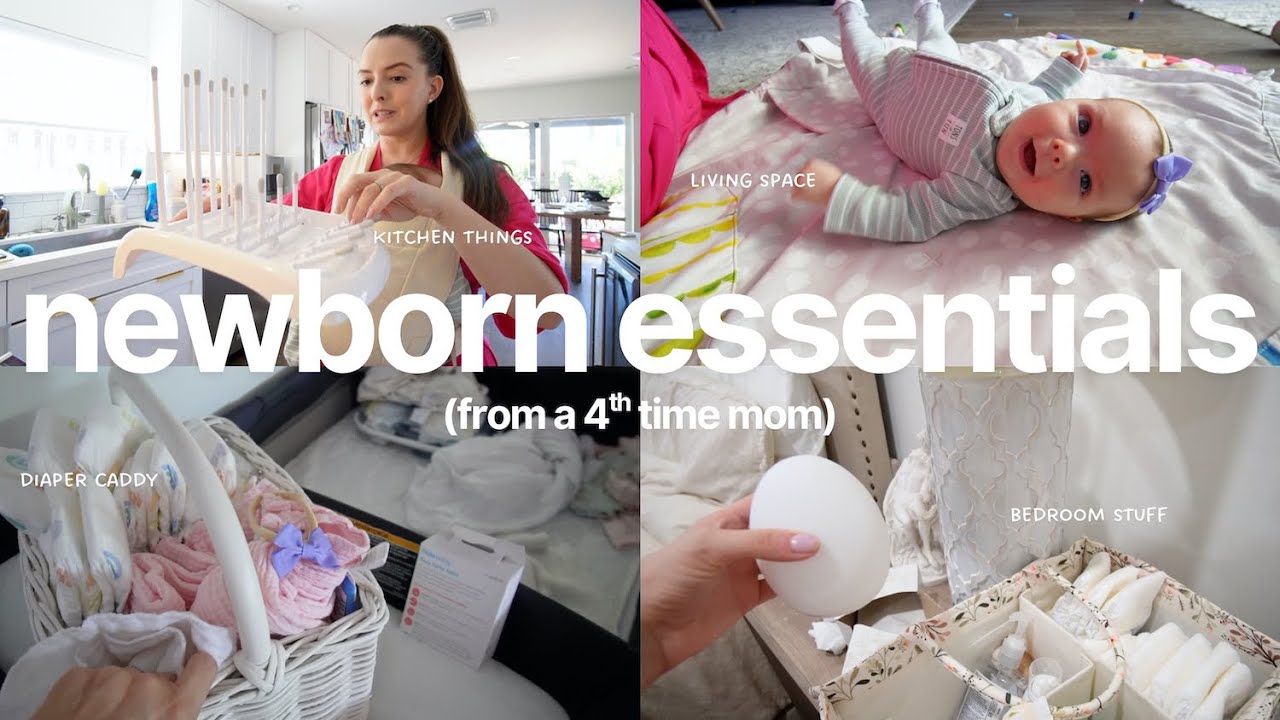 NEWBORN ESSENTIALS 💕👶🏼✨🍼 | tour my house with me + see all the baby things we use!