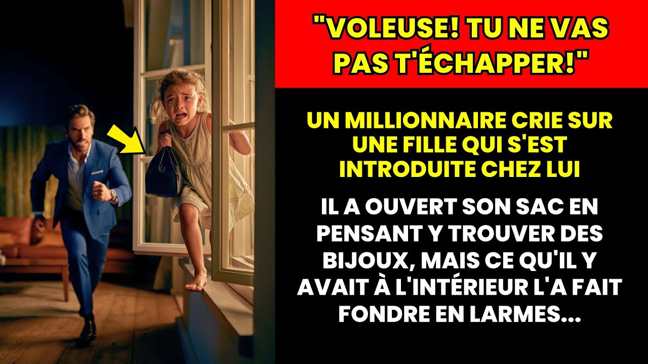 MILLIONNAIRE voit une FILLE PAUVRE VOLER QUELQUE CHOSE dans SON MANOIR, mais en voyant ce que c’étai
