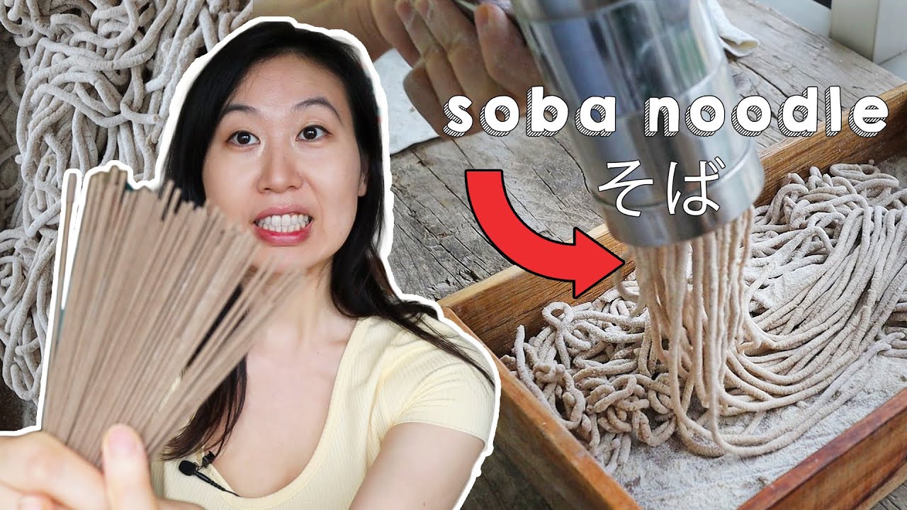 HOW TO MAKE SOBA NOODLE (EASY METHOD) | GLUTEN-FREE 100% BUCKWHEAT SOBA NOODLES