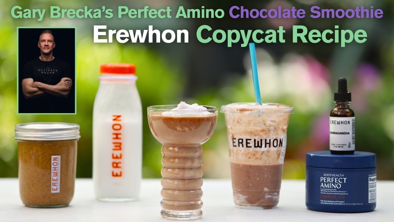 Gary Brecka’s Perfect Amino Chocolate Smoothie | Erewhon Copycat Recipe