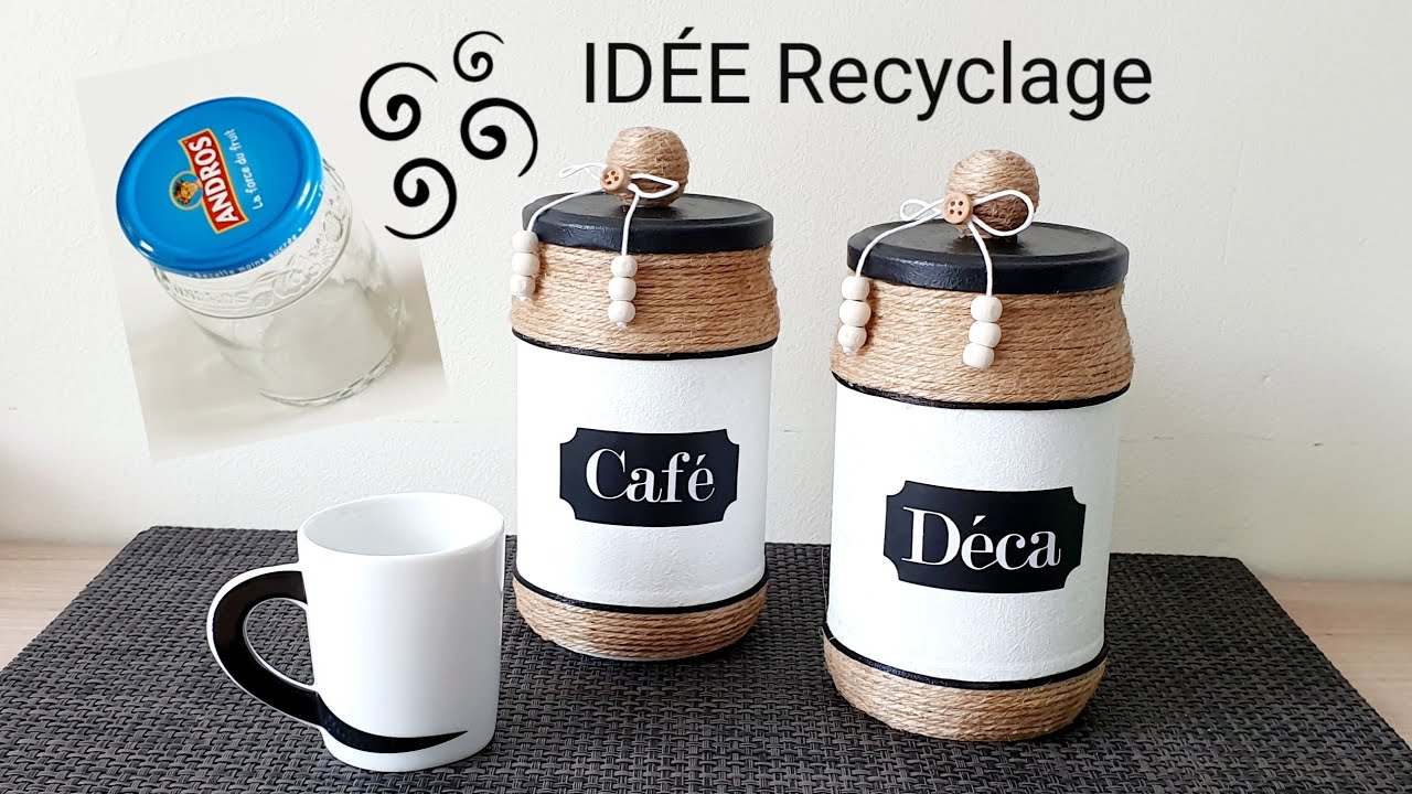 Recycler des pots en verre / Recycle glass jars